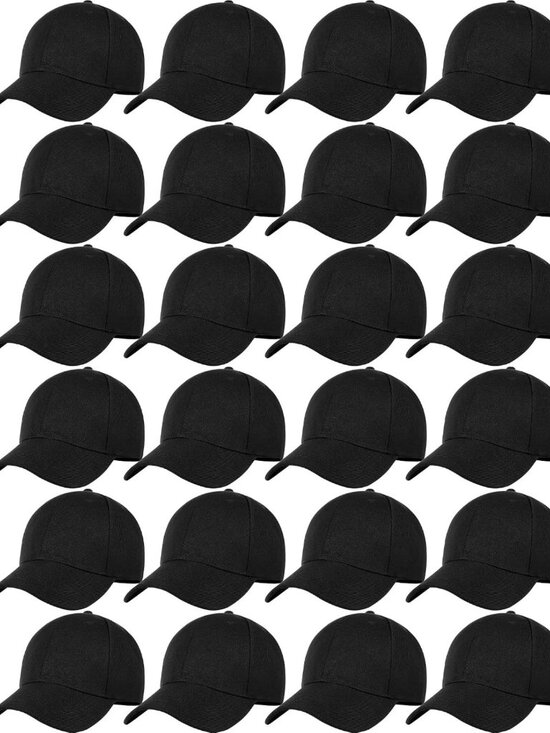 Adjustable 24-Pack Baseball Caps for Men & Women - Stylish, Versatile Headwear main image 4